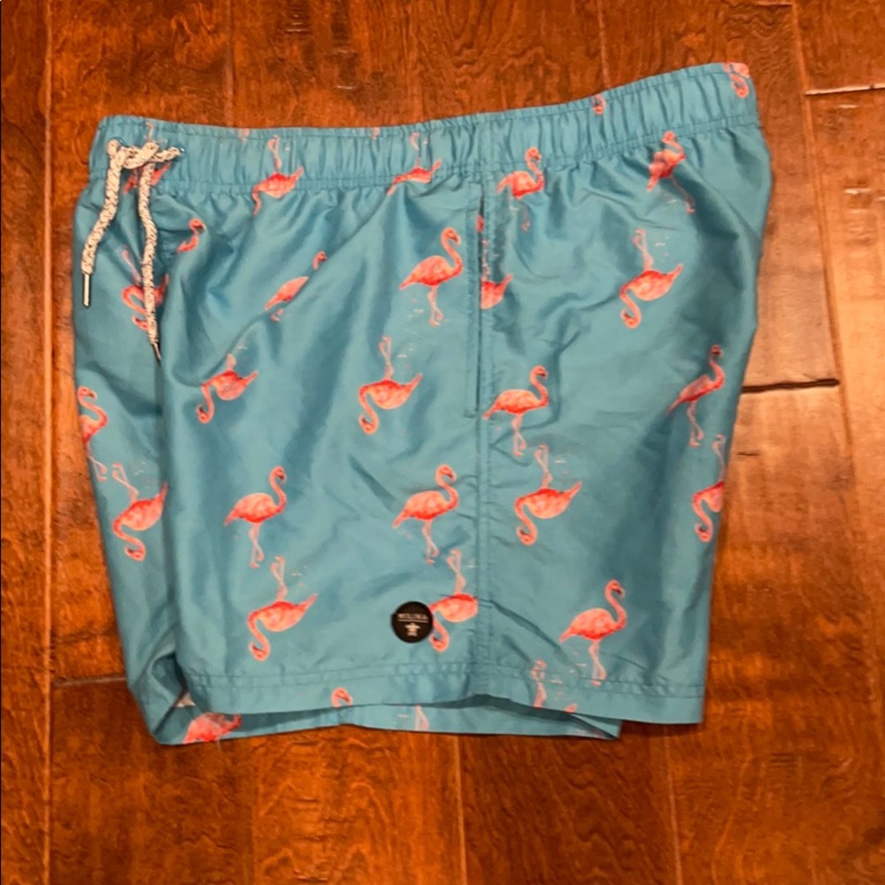 - Molokai Flamingo Shorts Trunks Large - image 1